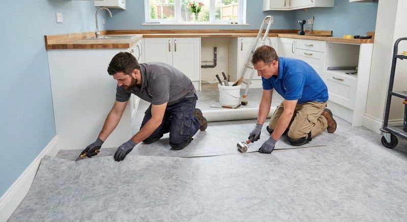 Sheet Linoleum Installation in White Marsh, MD