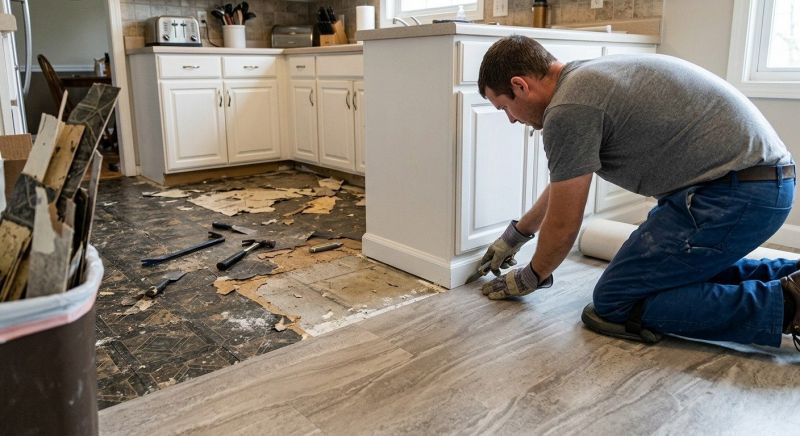 Linoleum Floor Installation in Middle River, MD