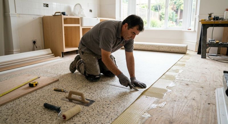 Linoleum Floor Installation in Owings Mills, MD