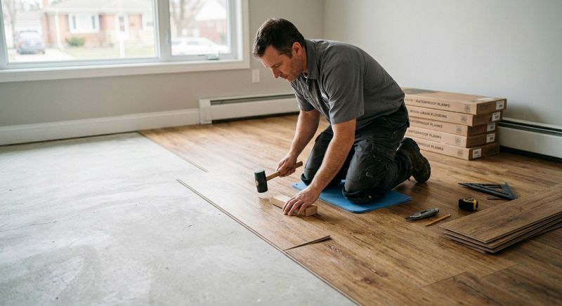 Linoleum Floor Installation in Perry Hall, MD