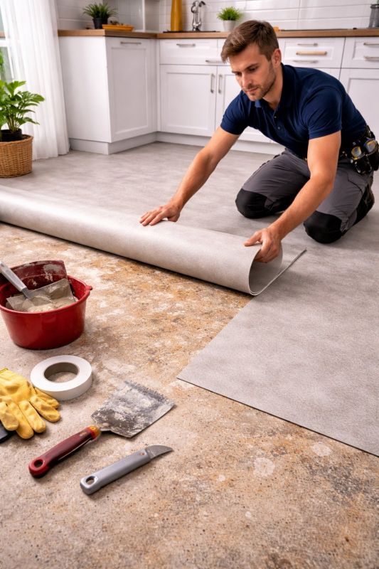 Linoleum Floor Installation in Sandy Spring, MD