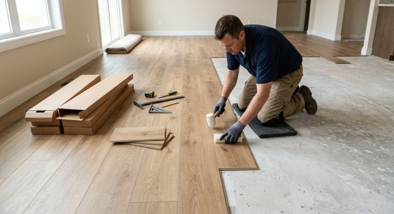 Luxury Vinyl Tile Installation in Clarksville, MD