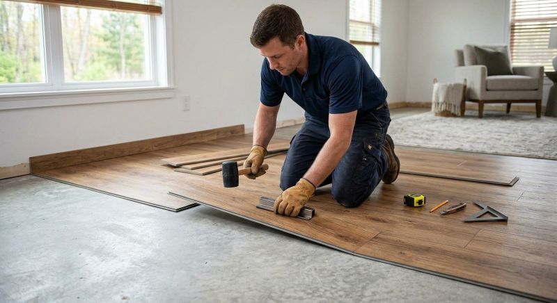 Luxury Vinyl Tile Installation in Perry Hall, MD