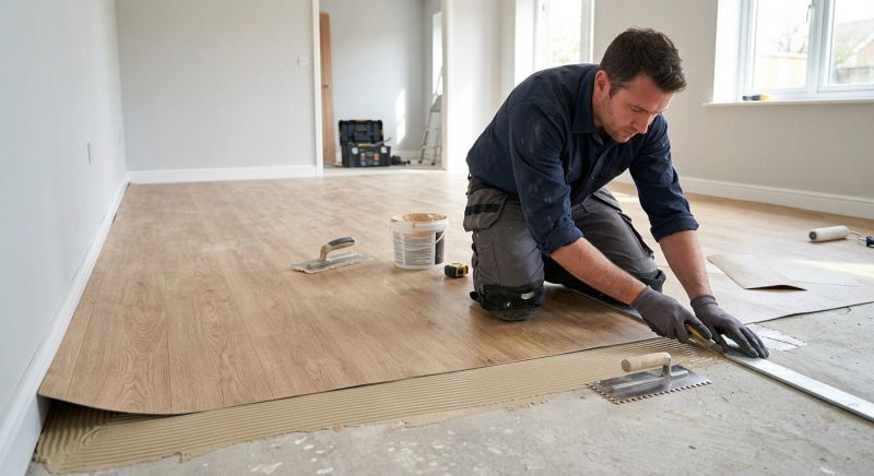Sheet Flooring Installation in Hydes, MD