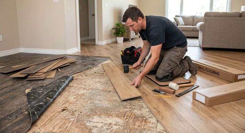 Vinyl Flooring Installation in Forest Hill, MD