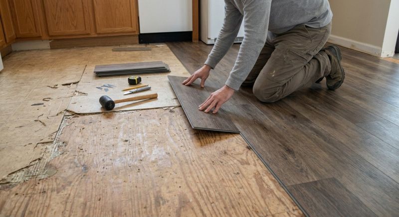 Vinyl Flooring Installation in Owings Mills, MD