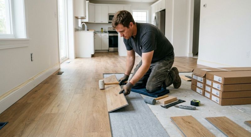 Vinyl Plank Floor Installation in Reisterstown, MD